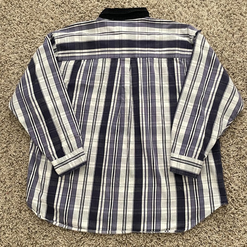 Purple Checked Button Down - image 5